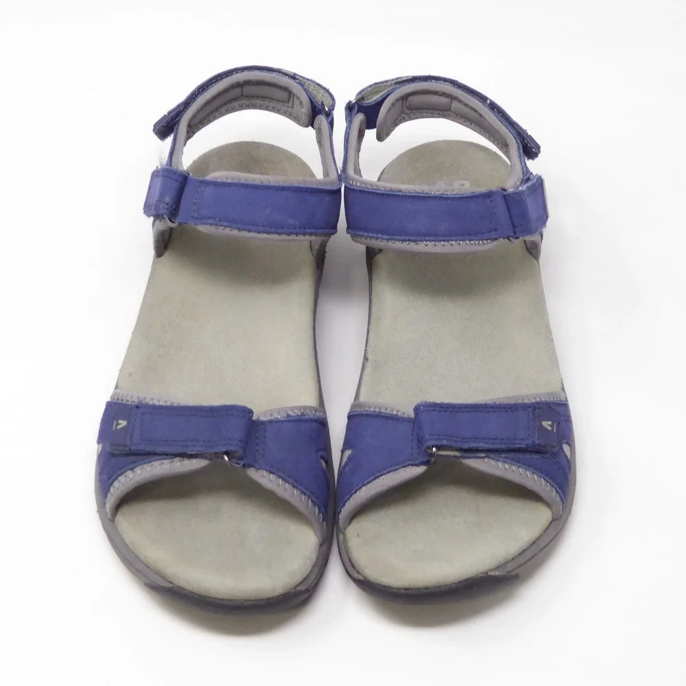 Abeo Goleta Women Sandals Blue Strappy Comfort 9 Neutral